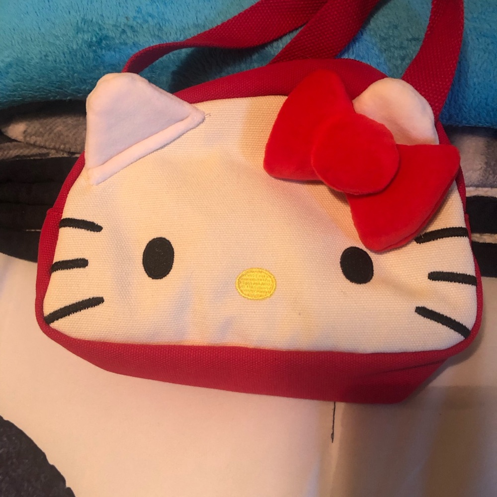 Hello Kitty Red Makeup Bag